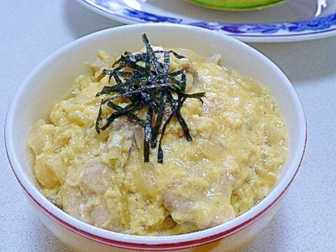 【簡単】麺つゆで親子丼